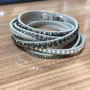 Swarovski slake crystal wrap bracelet